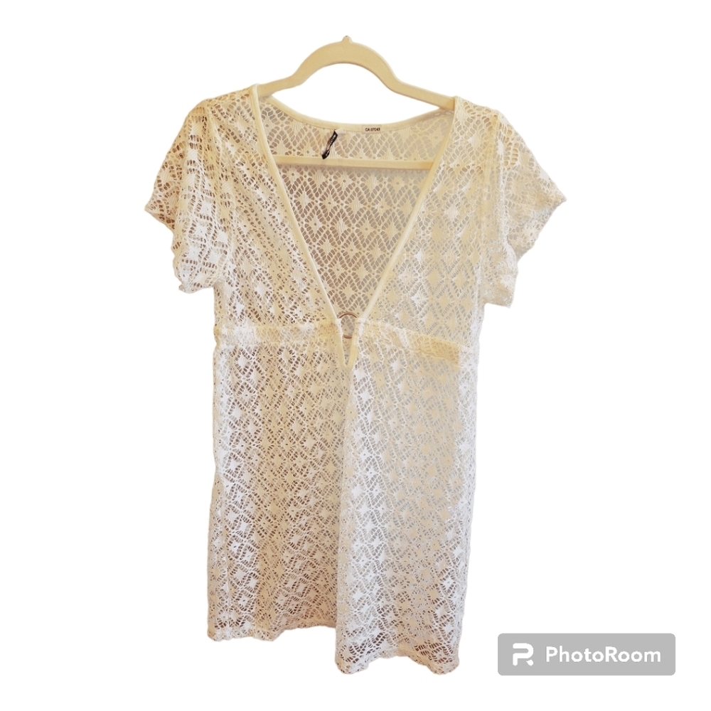 NWOT Nimes, Cote d'Azur Lace Swimsuit Cover-up 🩱 - Picture 2 of 7